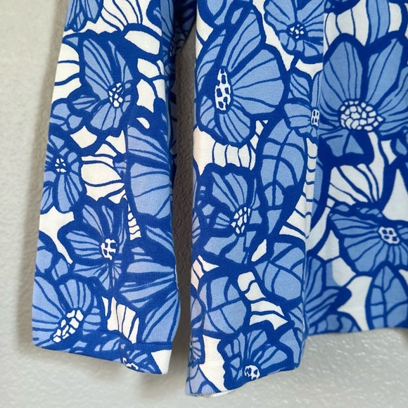 BONITA NWT RARE XXL Floral Fine Knit Pullover Sweater • Germany Exclusive - Picture 4 of 12